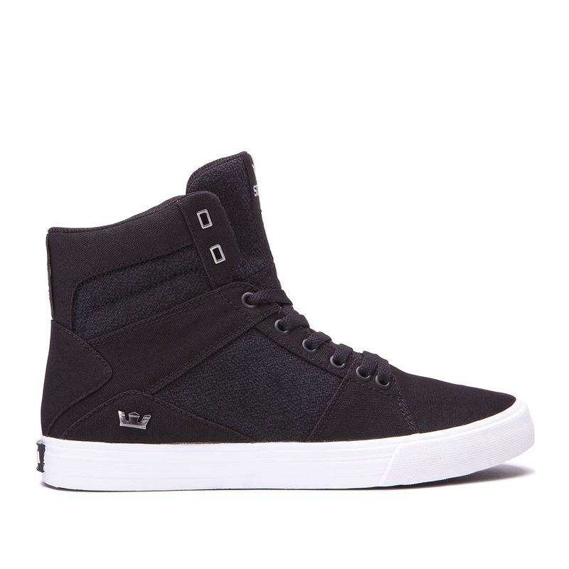 Supra Aluminum High Top Schuhe Damen - Schwarz CPV75349